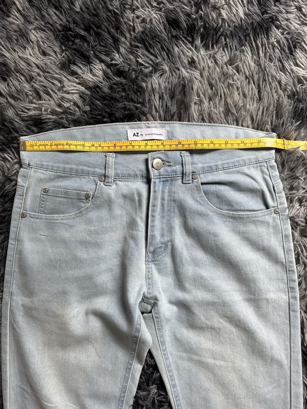 AZ by junhashimoto × Japanese Brand × junhashimoto SS18- AZ by Junhashimoto light denim Size US 31 - 11 Thumbnail