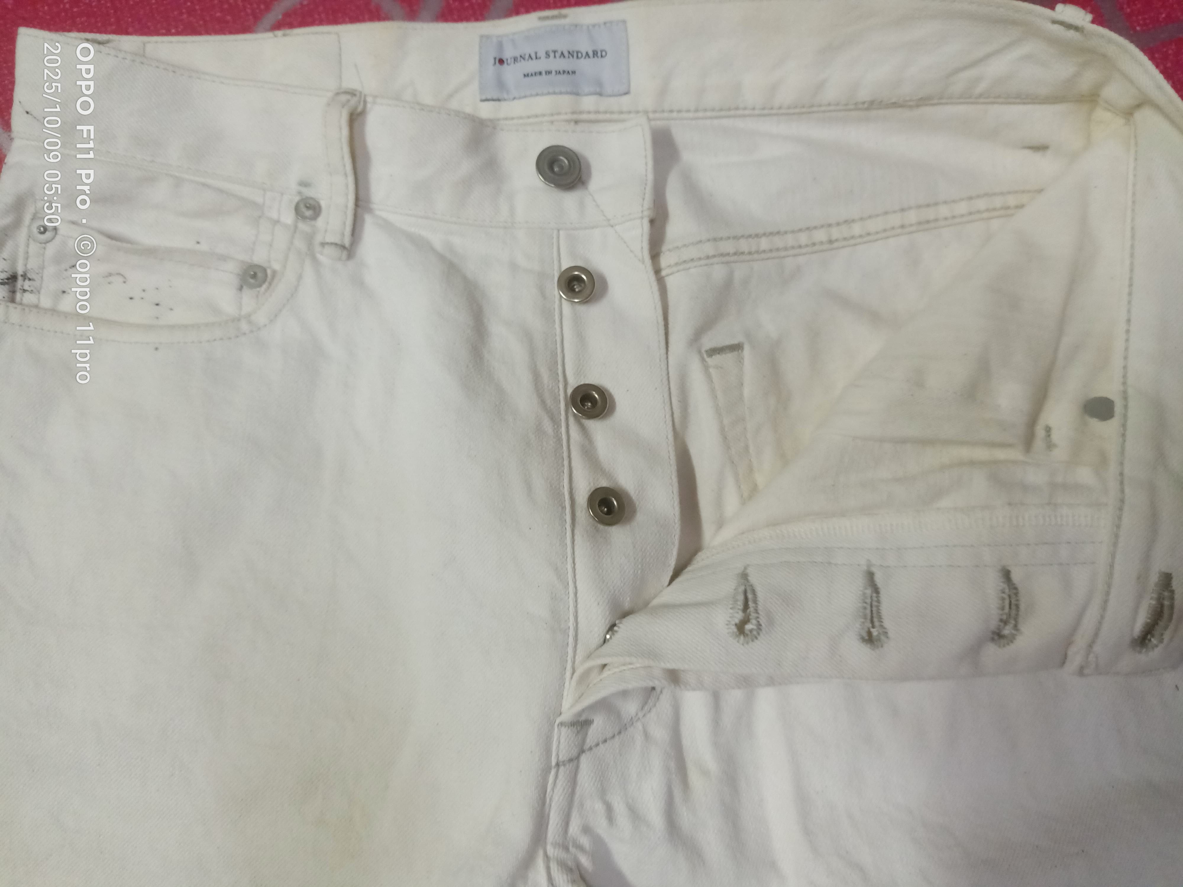 Journal Standard Journal Standart Red Selvedge Denim Men 🌟 Size US 31 - 10 Thumbnail