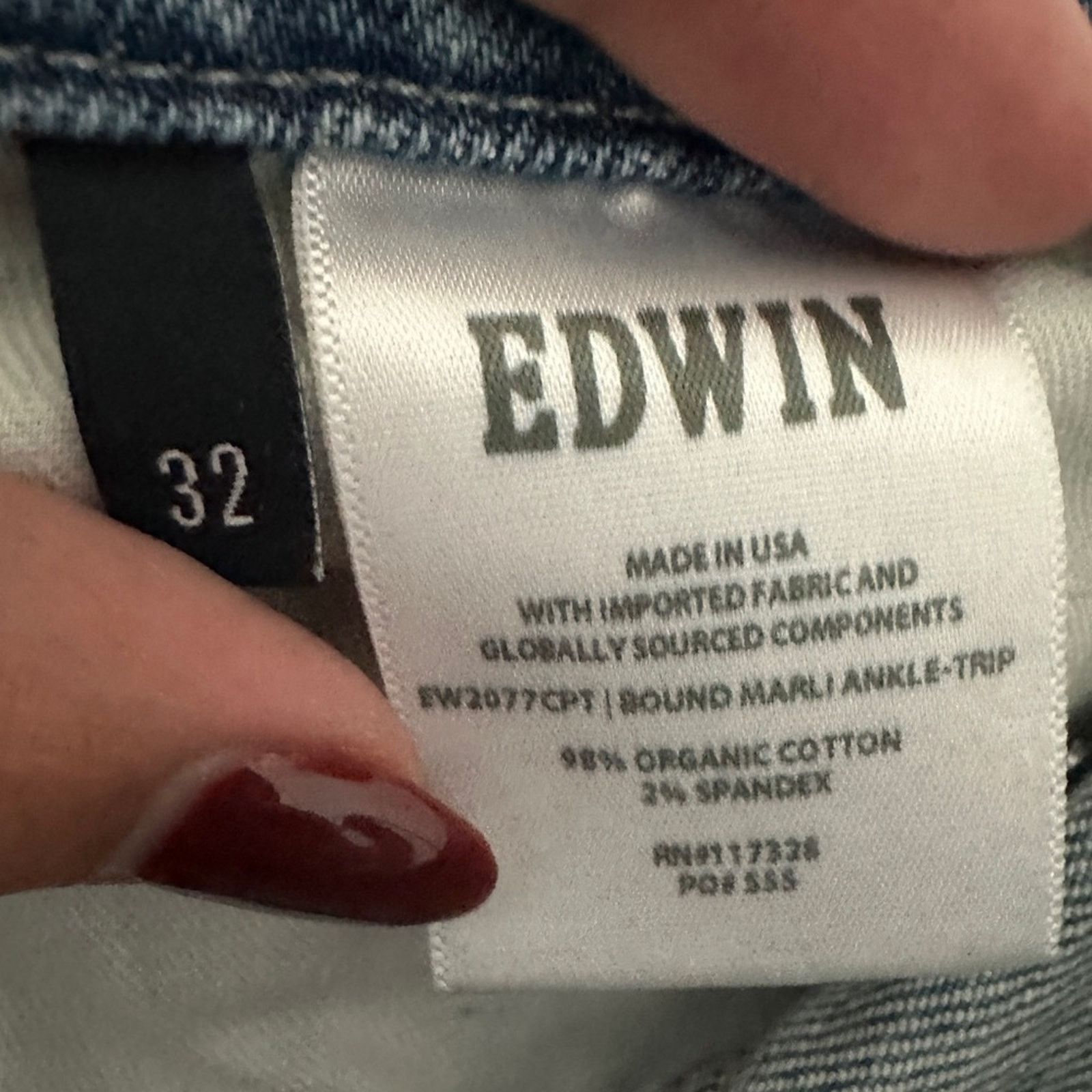 Edwin Edwin | Bound Marli Ankle Jeans Size 32" / US 10 / IT 46 - 8 Thumbnail