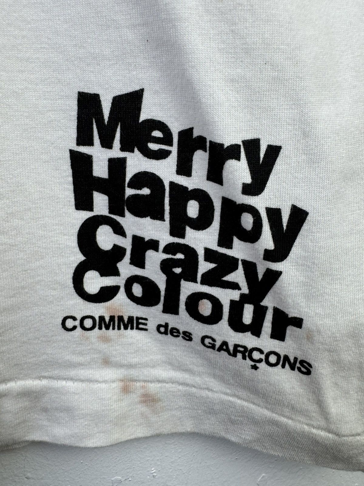 Comme des Garcons AD 2009 Comme des Garçons Merry Happy Crazy Colour T-shirt Size US L / EU 52-54 / 3 - 4 Thumbnail