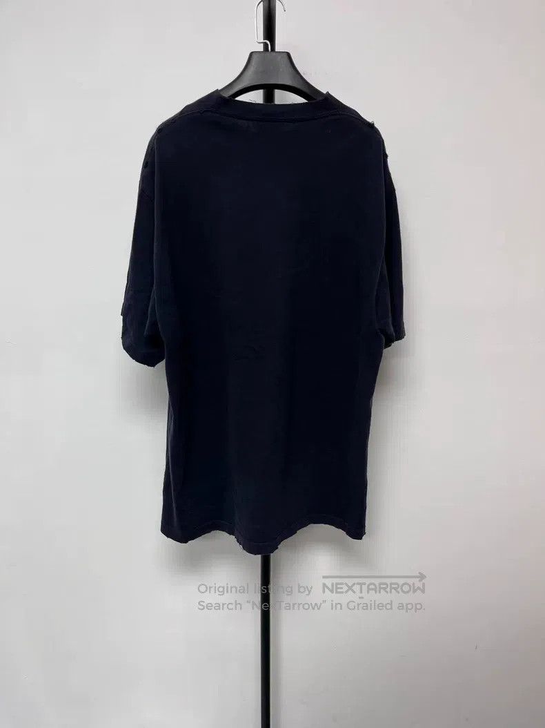 Balenciaga Balenciaga Solid Color Letter Printed Round Neck Casual T- Size US XXS / EU 40 - 2 Thumbnail