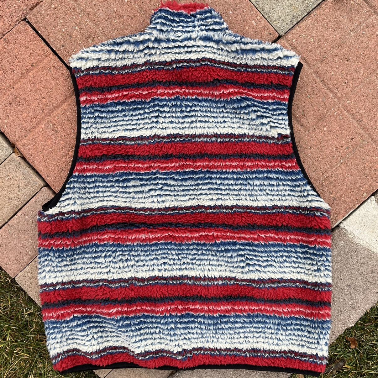 Stussy BNWT Stüssy Striped Sherpa Vest ‘JUGRNAUT’ Sz XXL Size US XXL / EU 58 / 5 - 5 Thumbnail