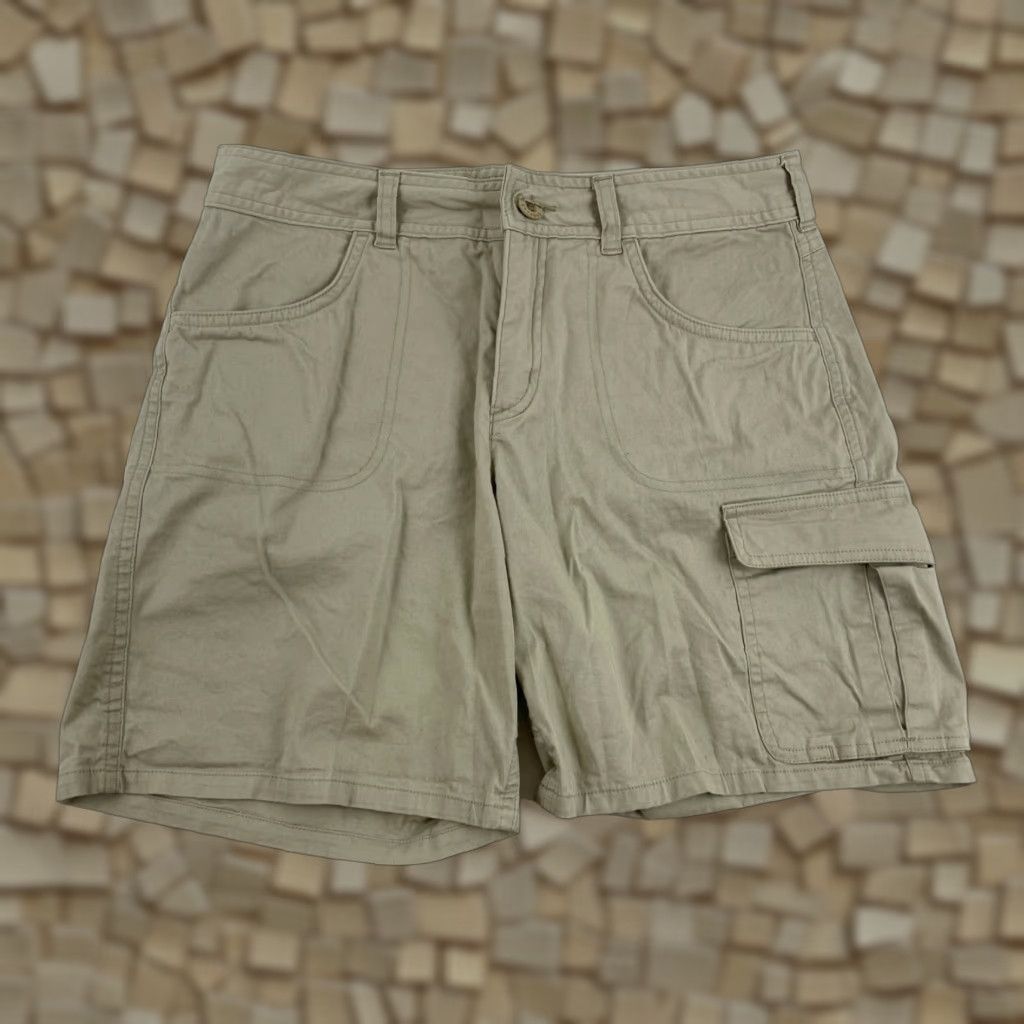 Vintage Cabela's Cargo Shorts Women's 29 Tan Multi Pocket Flap Mid Rise Casual Exterior: Tan Brown Clean Regular Size 29 Women Mens? Size 29" - 1 Thumbnail