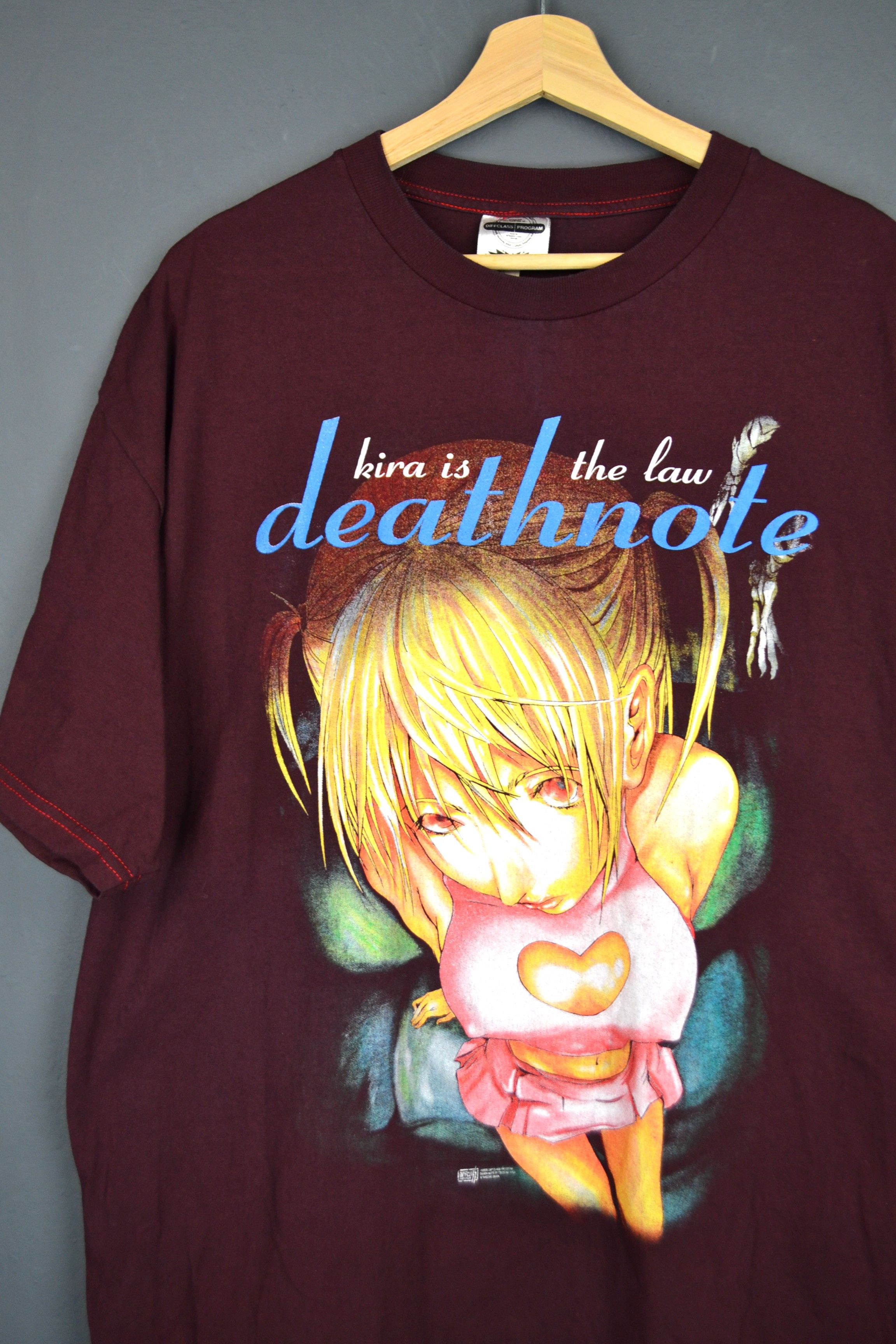 Vintage Bootleg Deathnote Deftones Misa "Kira is The Law" XXL Size US XXL / EU 58 / 5 - 2 Thumbnail