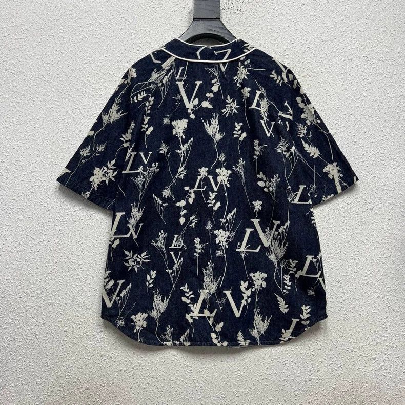 Louis Vuitton Louis Vuitton Wheat Ear All-over Print Logo Short-sleeve De Size US M / EU 48-50 / 2 - 2 Thumbnail