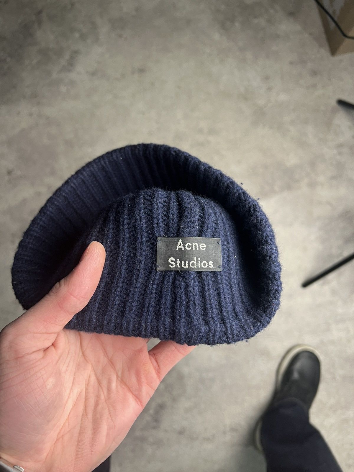 Acne Studios CRAZY VINTAGE ACNE HAT Size ONE SIZE - 6 Thumbnail