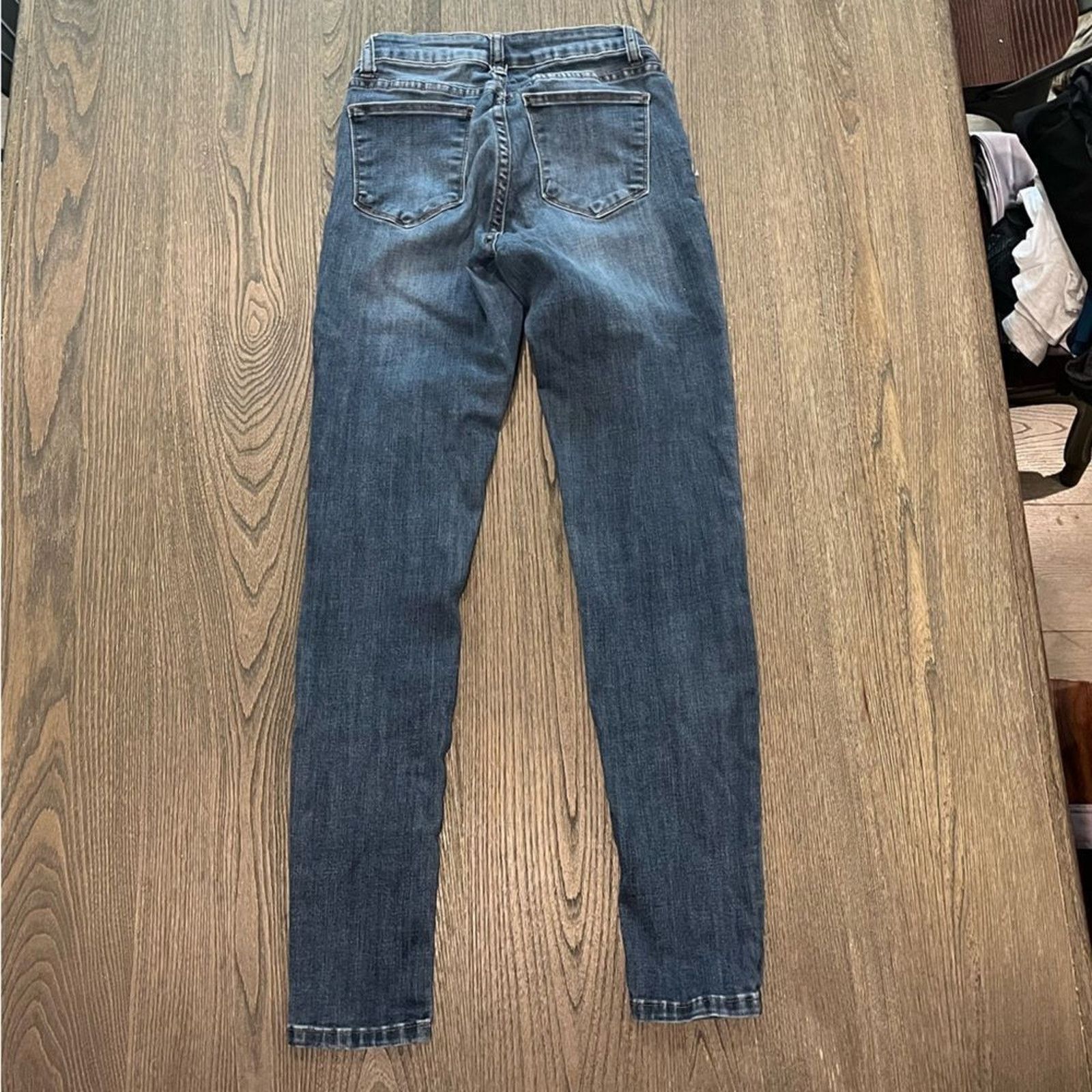 Other Hammer Jeans Juniors Dark Wash Distressed Skinny Size 5 Size 28" / US 6 / IT 42 - 9 Thumbnail