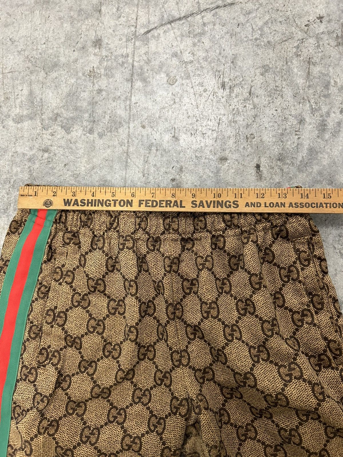 Gucci Gucci monogram stripe sweatpants uniform Size US 32 / EU 48 - 7 Thumbnail