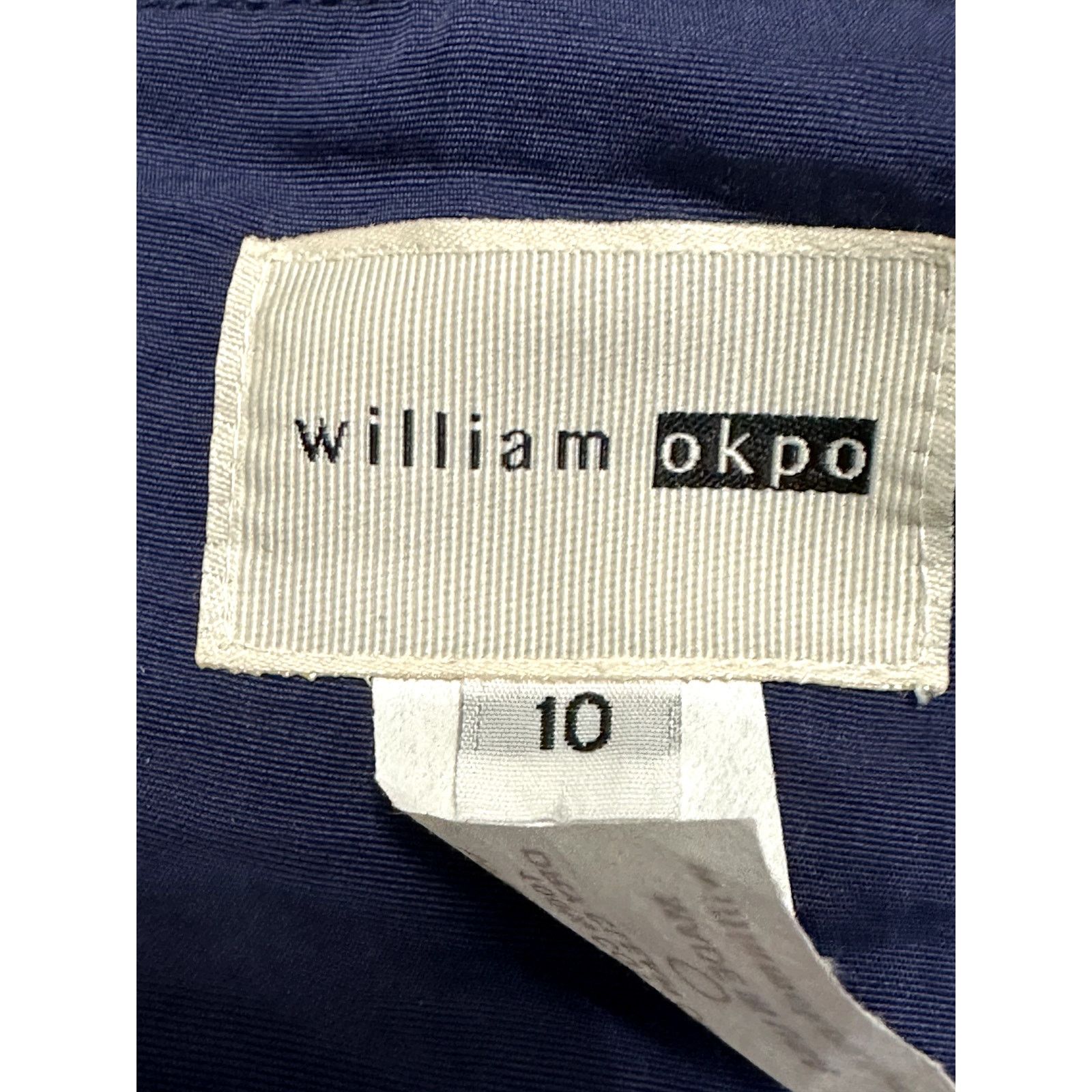 Other William Okpo Bra Top Bow Front Tie-Back Wide Straps Blue 10 Size L / US 10 / IT 46 - 8 Thumbnail
