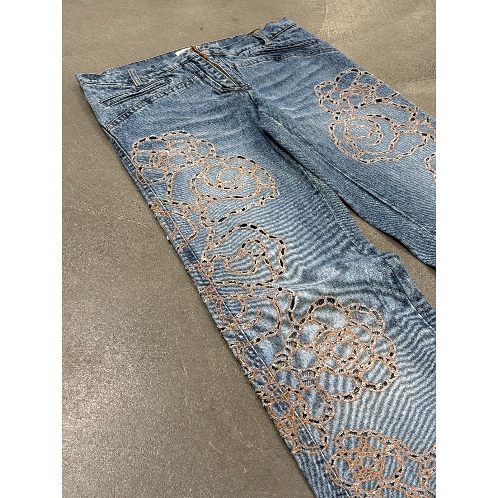 Roberto Cavalli S/S 2008 Roberto Cavalli laser cut jeans Size US 36 / EU 52 - 3 Thumbnail