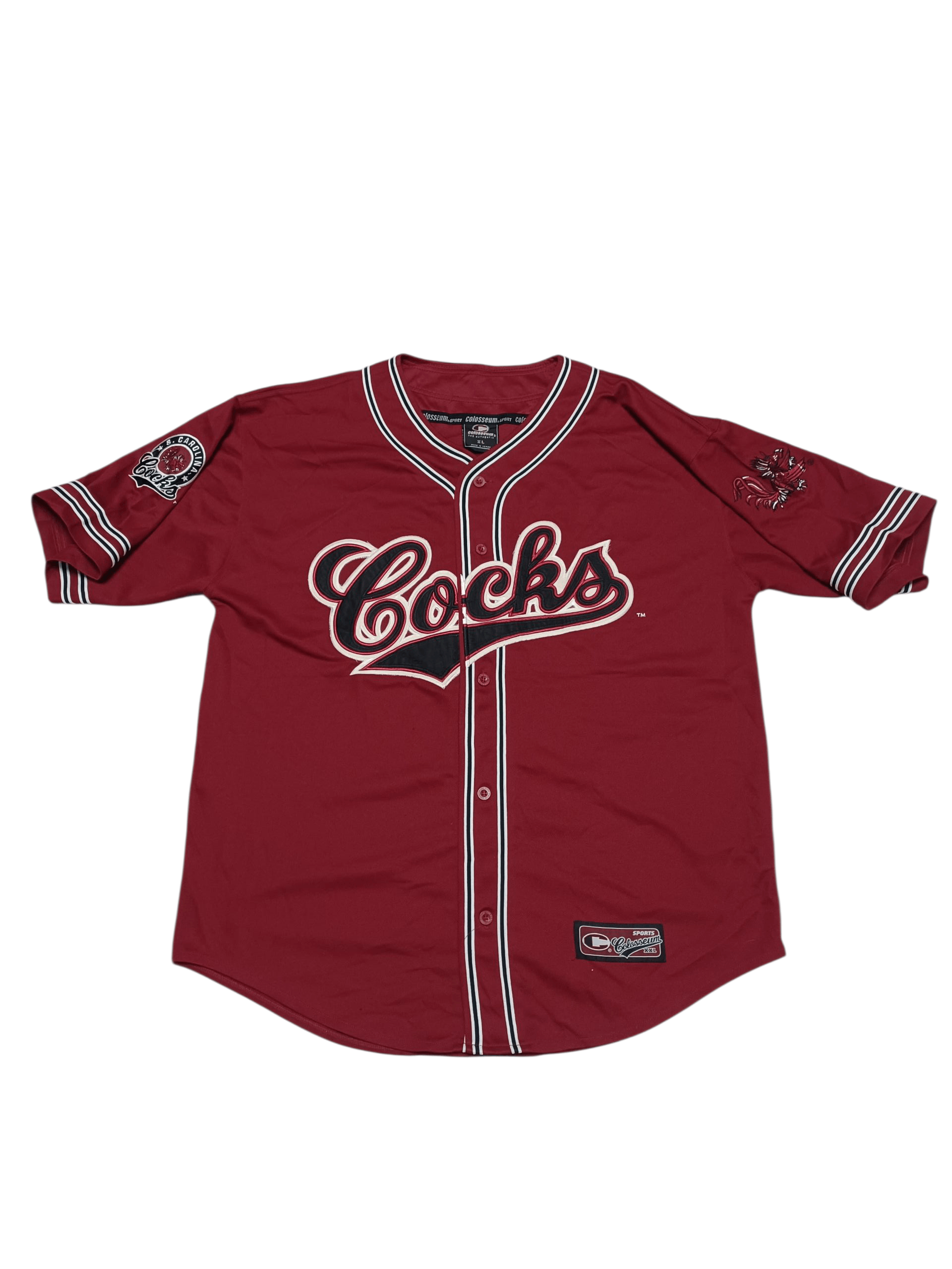 Colosseum Athletics SOUTH CAROLINA GAMECOCKS VINTAGE COLOSSEUM BASEBALL JERSEY Size US XL / EU 56 / 4 - 1 Thumbnail