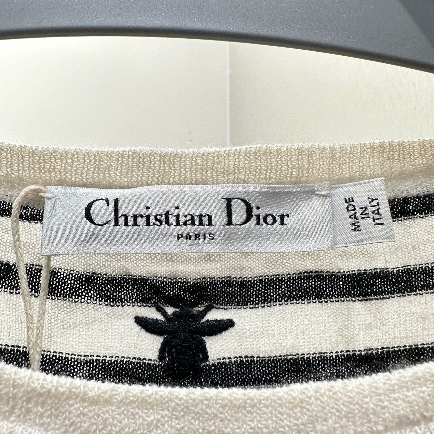 Christian Dior Monsieur Christian Dior mar141 striped linen zoo knit long sleeve 34 Size XS / US 0-2 / IT 36-38 - 3 Thumbnail