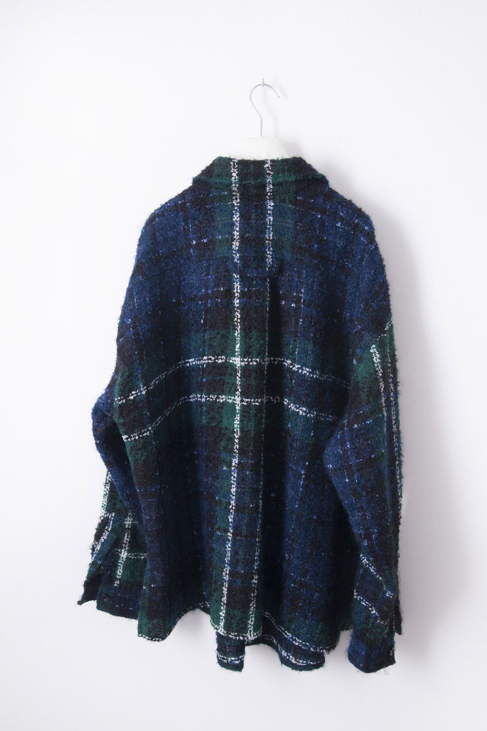 Faith Connexion Faith Connexion green tweed oversized shirt Size US S / EU 44-46 / 1 - 3 Thumbnail