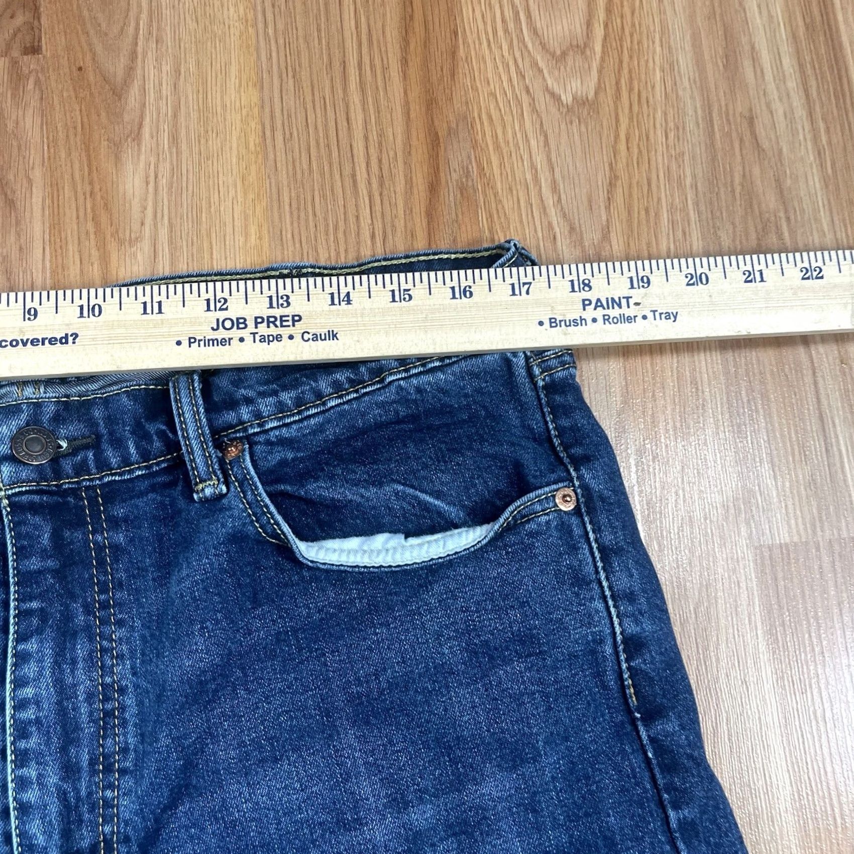 Levi's LEVI'S 505 Straight Jeans Mens 38Wx34L Blue Strauss Fit Stretch Denim CottonBlend Size US 38 / EU 54 - 4 Thumbnail