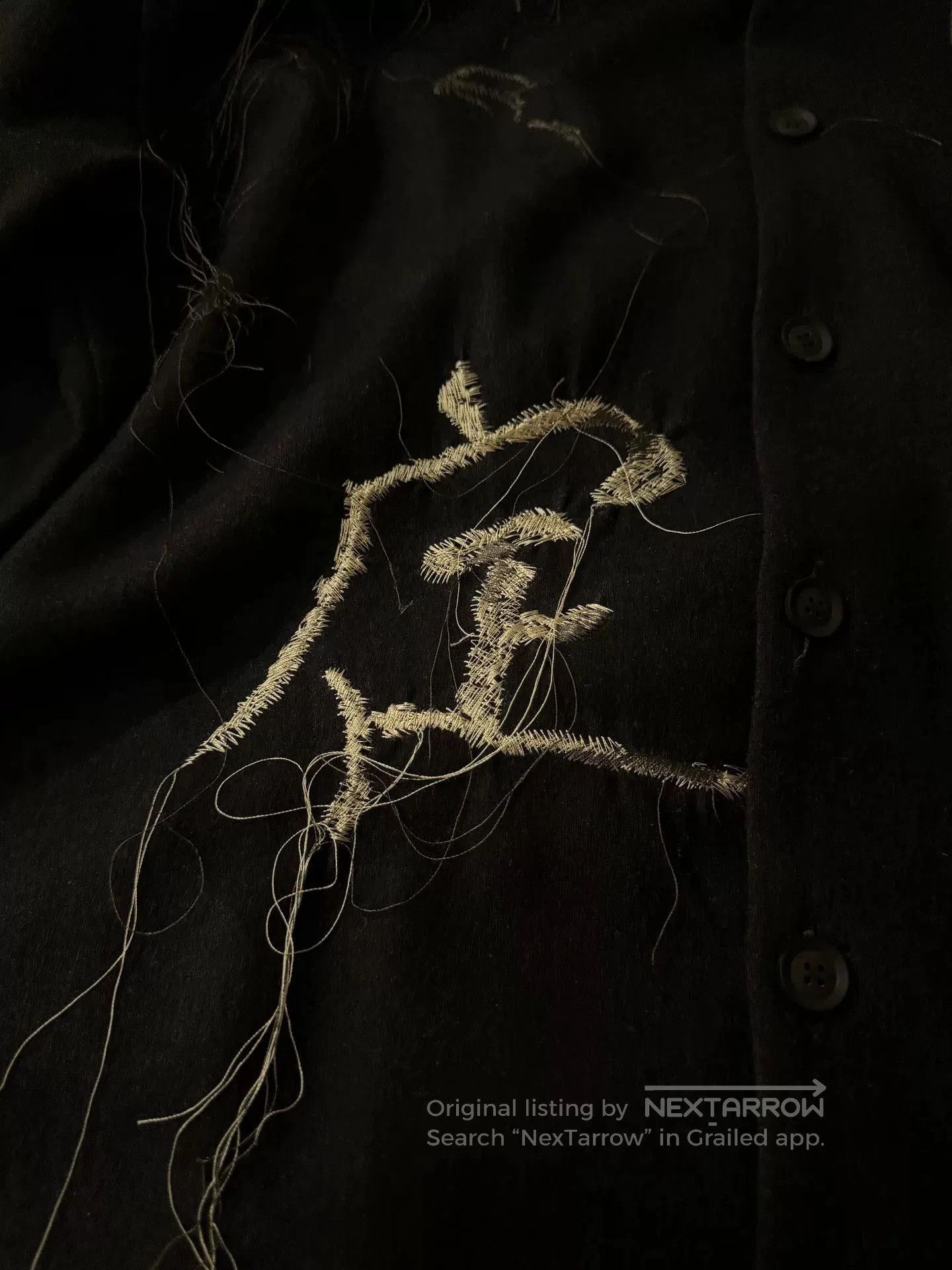 Yohji Yamamoto Yohji Yamamoto 19AW Fringe Font Coat. Size US L / EU 52-54 / 3 - 2 Thumbnail
