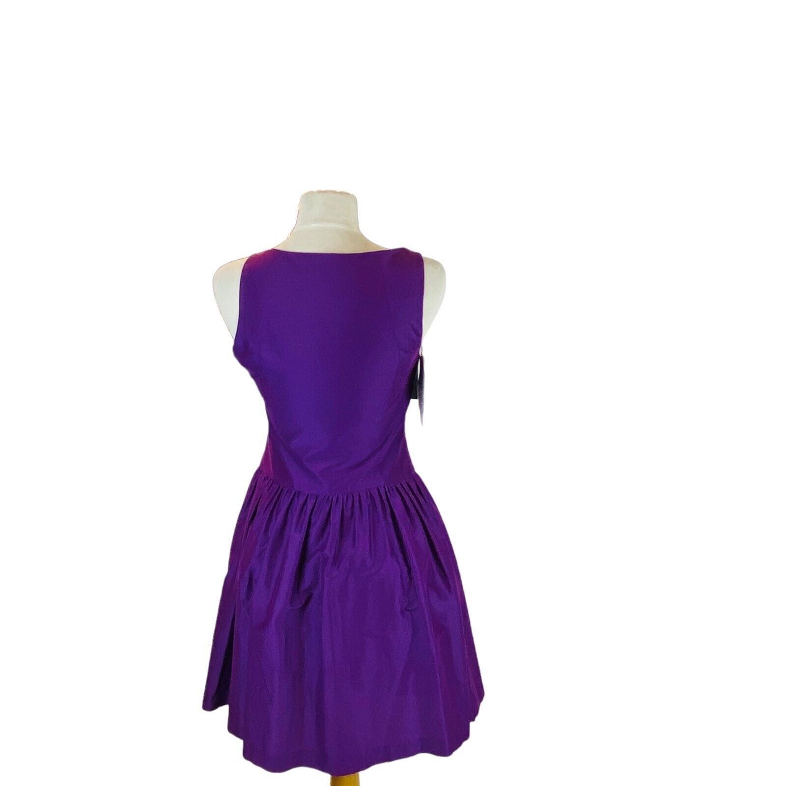 Moschino Moschino Bustier Panelled Purple Dress Size S / US 4 / IT 40 - 3 Thumbnail