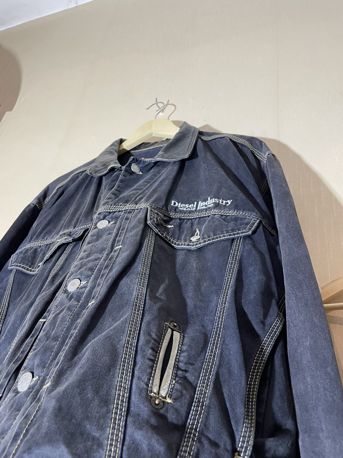Diesel × Vintage Diesel vintage y2k jacket 00s Size US L / EU 52-54 / 3 - 17 Thumbnail
