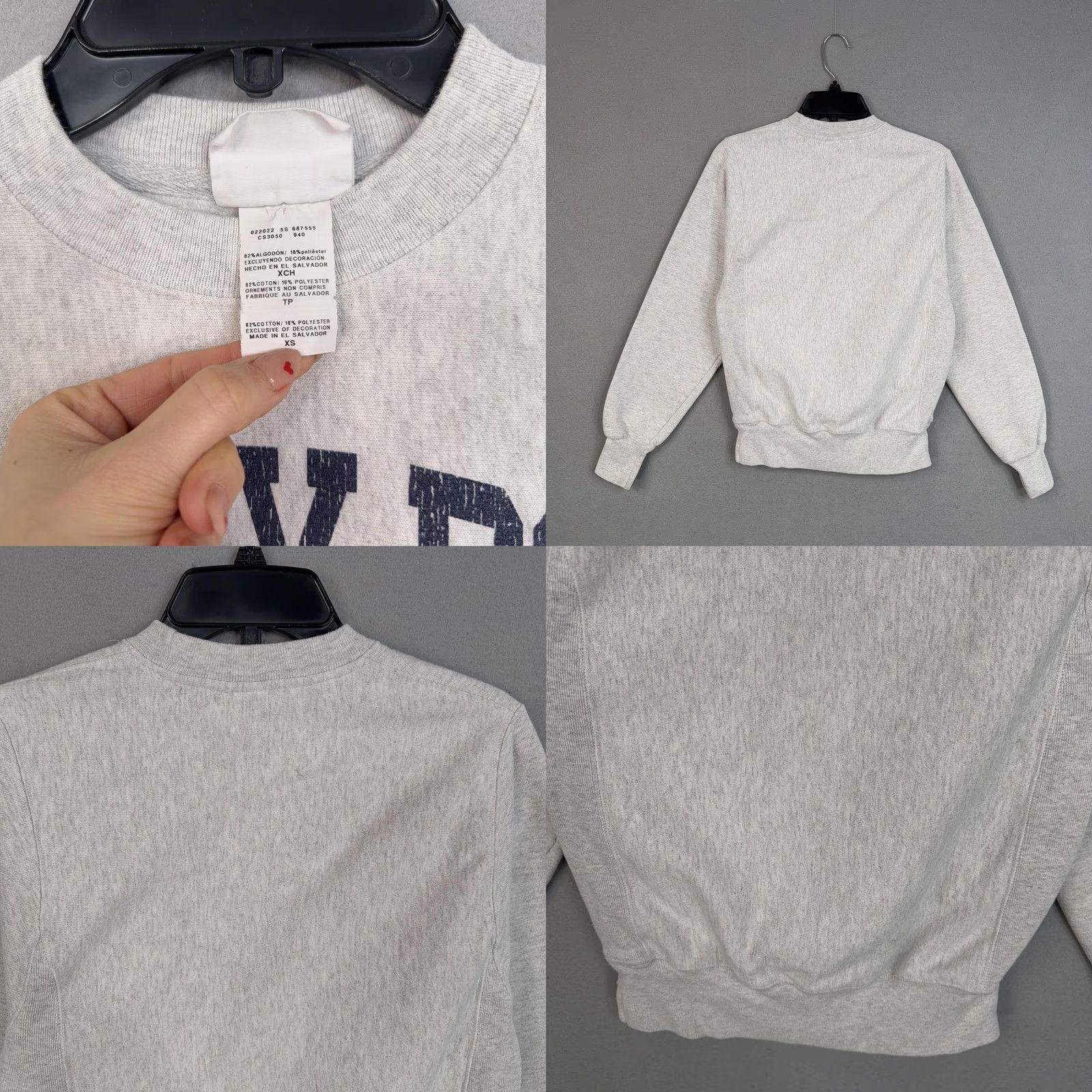 Champion Champion Sweatshirt Mens XS Gray Salty Dog Cafe Reverse Weave Fleece Graphic Size US XS / EU 42 / 0 - 8 Thumbnail