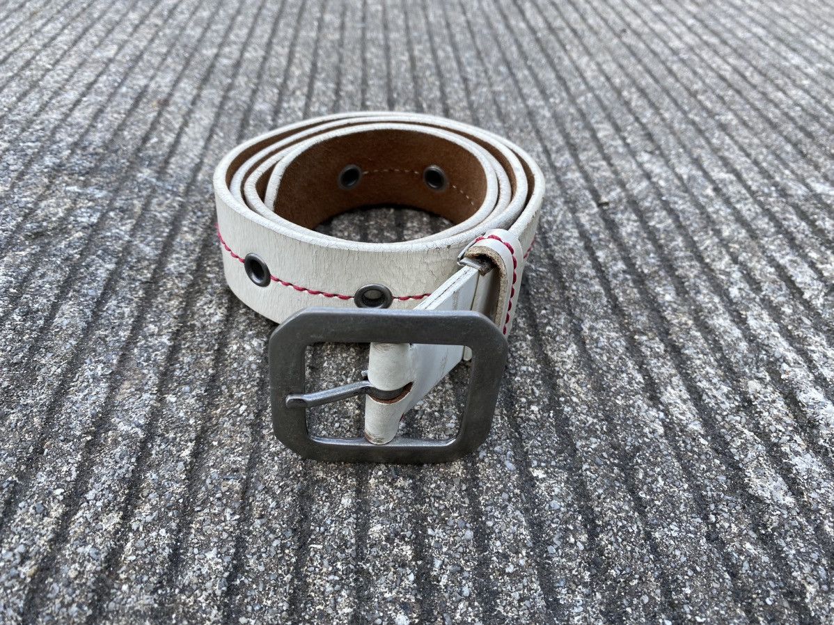 image of Seditionaries x Vintage Punk Belt in White, Men's