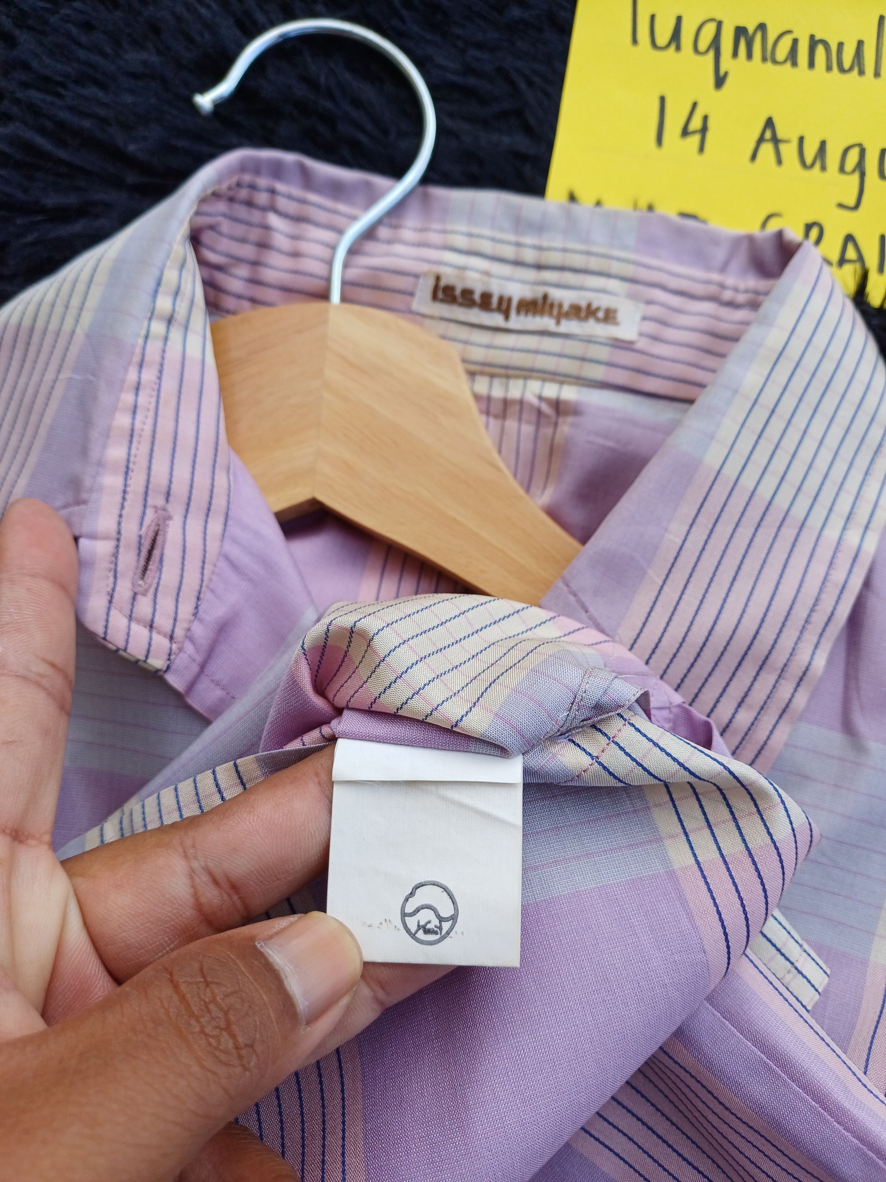 Issey Miyake Rare Vintage 90s Issey Miyake Pattern Collar Shirt Size US S / EU 44-46 / 1 - 8 Thumbnail