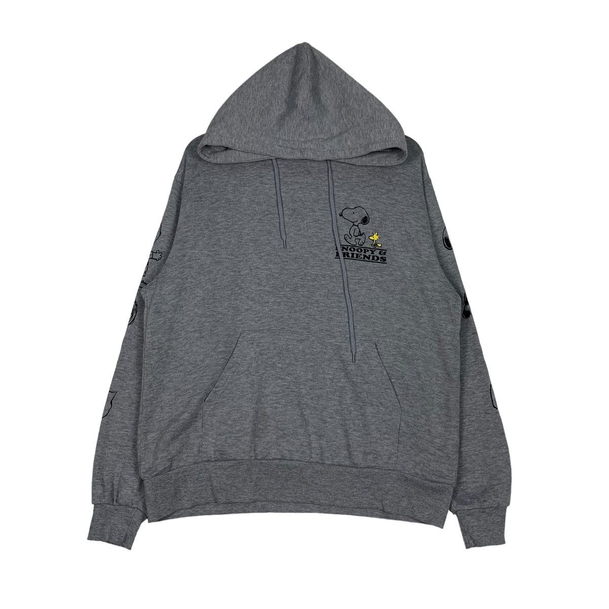 Peanuts PEANUTS Snoopy Sleeve Logo Pullover Hoodies #0773-C35 Size US L / EU 52-54 / 3 - 2 Thumbnail