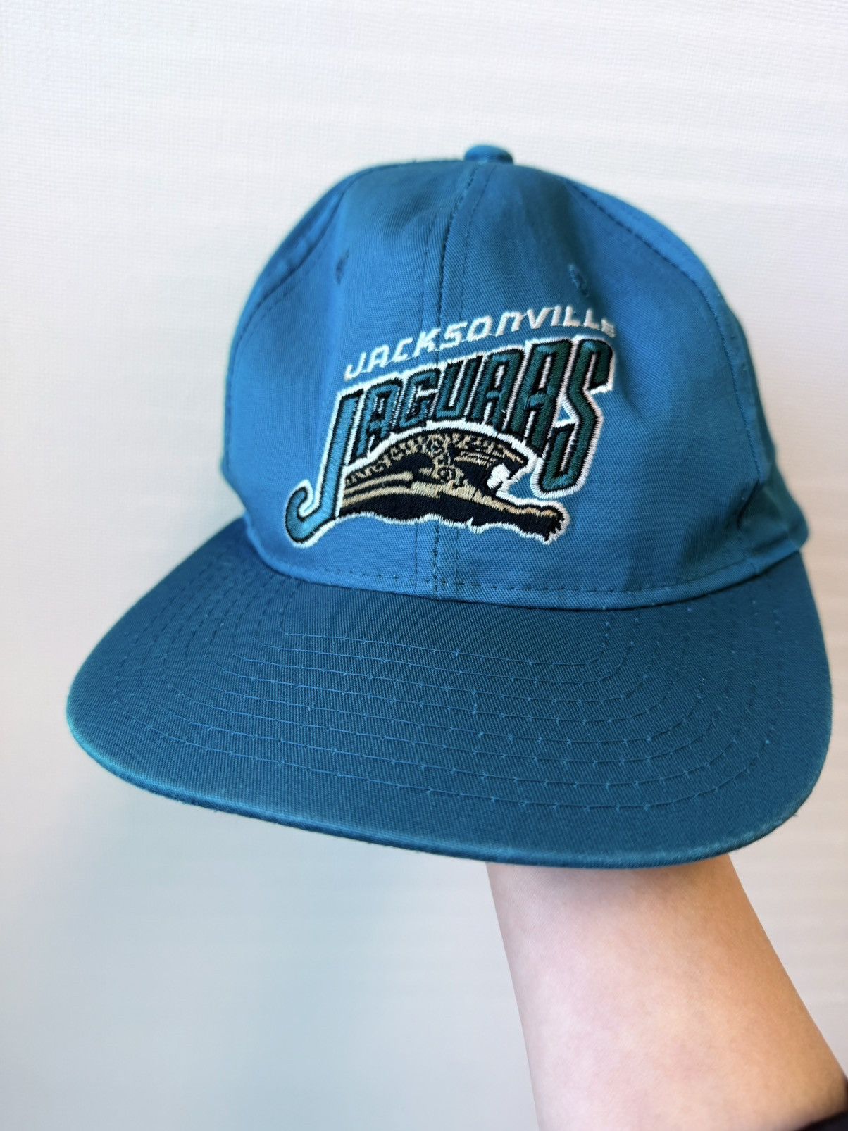 Starter Vtg Starter Jacksonville Jaguars Hat NFL “Banned Logo” 90s Size ONE SIZE - 1 Thumbnail