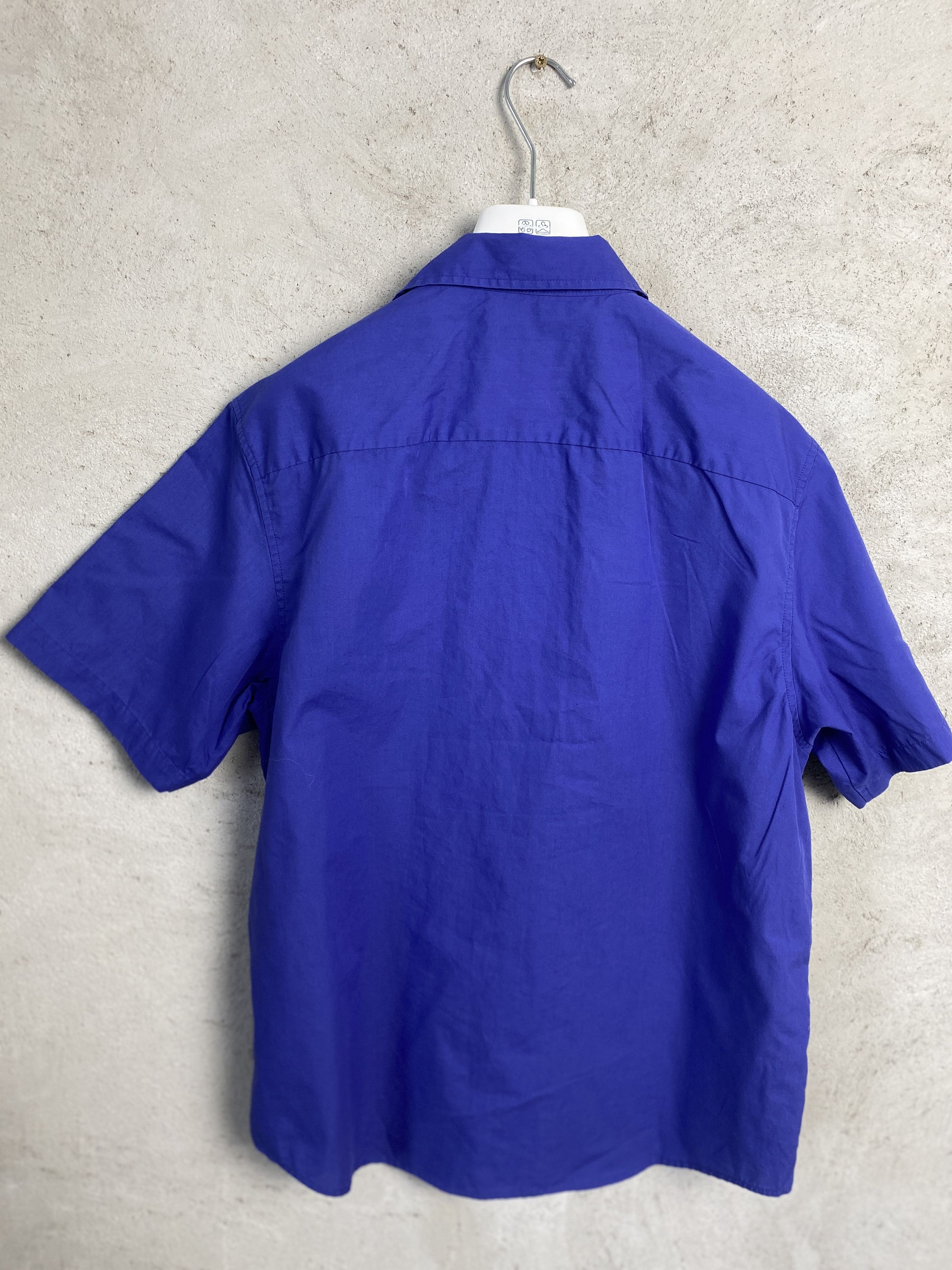 Supreme Supreme Logo Rib Short sleeve work shirt SS21 Dusty Royal Size US M / EU 48-50 / 2 - 7 Thumbnail