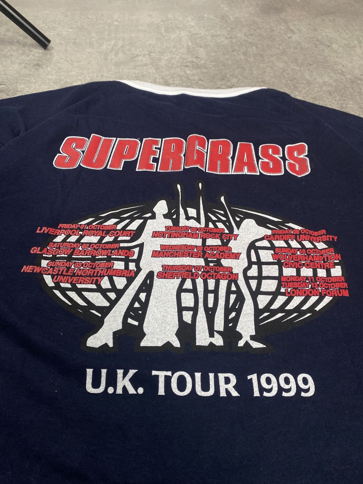 Band Tees Vintage Supergrass 1999 UK tour Size US L / EU 52-54 / 3 - 3 Thumbnail