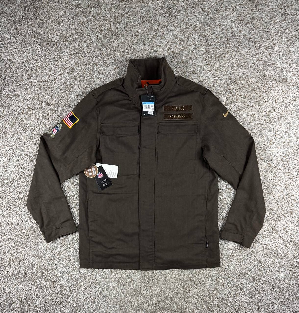 Nike Nike Seattle Seahawks Salute to Service M-1965 Field Jacket | Grailed