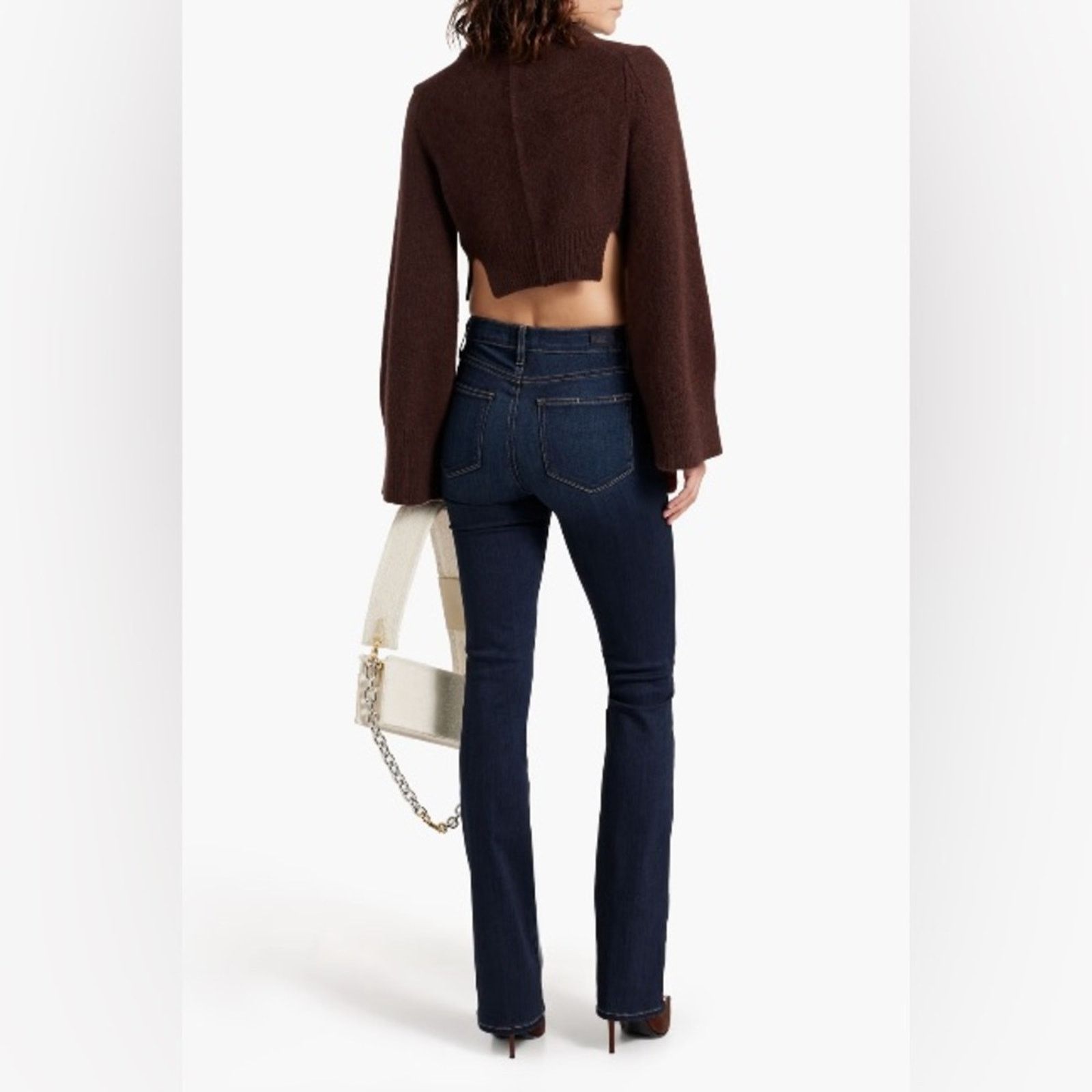 Paige PAIGE Manhattan high-rise bootcut jeans in Eleanor Denim 27 Size 27" / US 4 / IT 40 - 3 Thumbnail