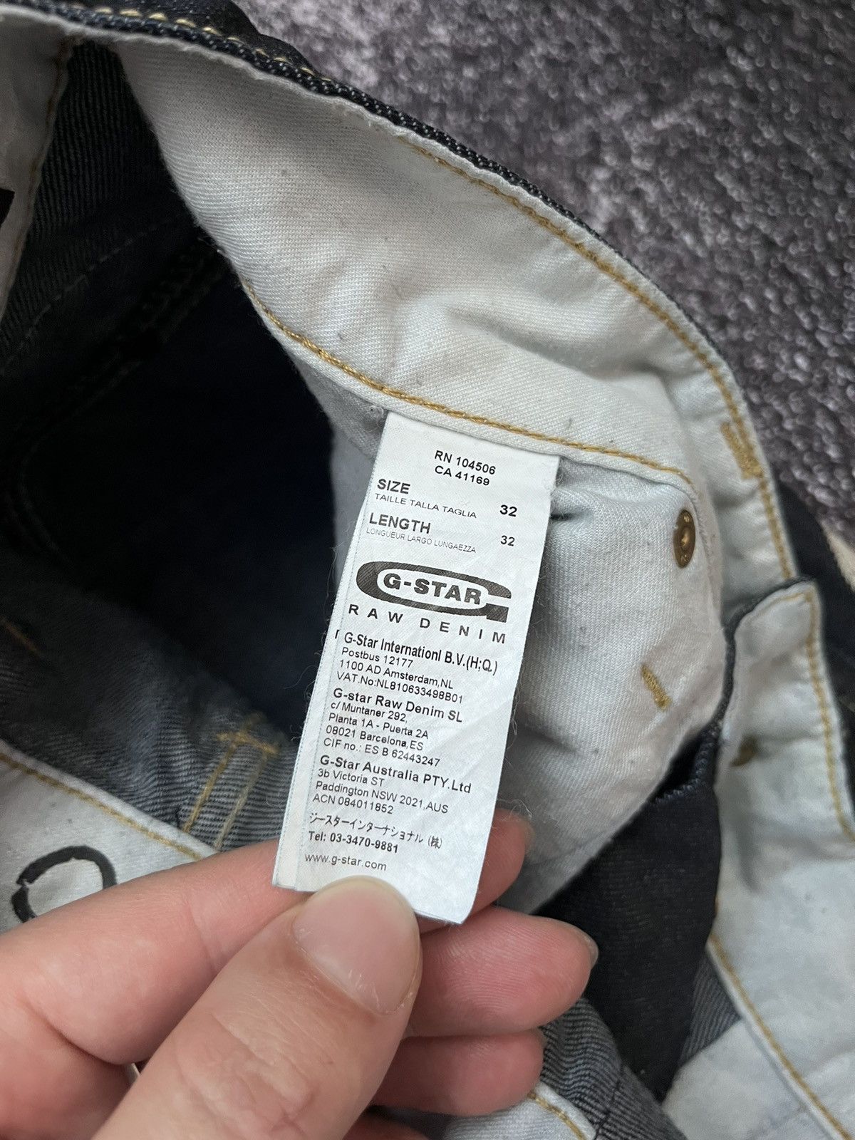 G-Star G Star Raw Elwood Heritage Narrow Denim Jeans 32/32 Size US 32 / EU 48 - 12 Thumbnail