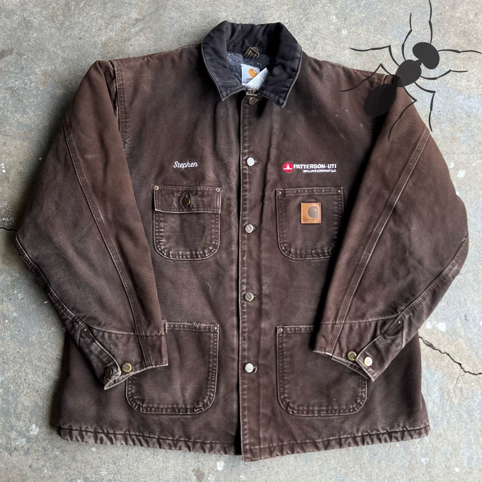 Carhartt × Stussy Carhartt X Stussy Chore Coat | Grailed