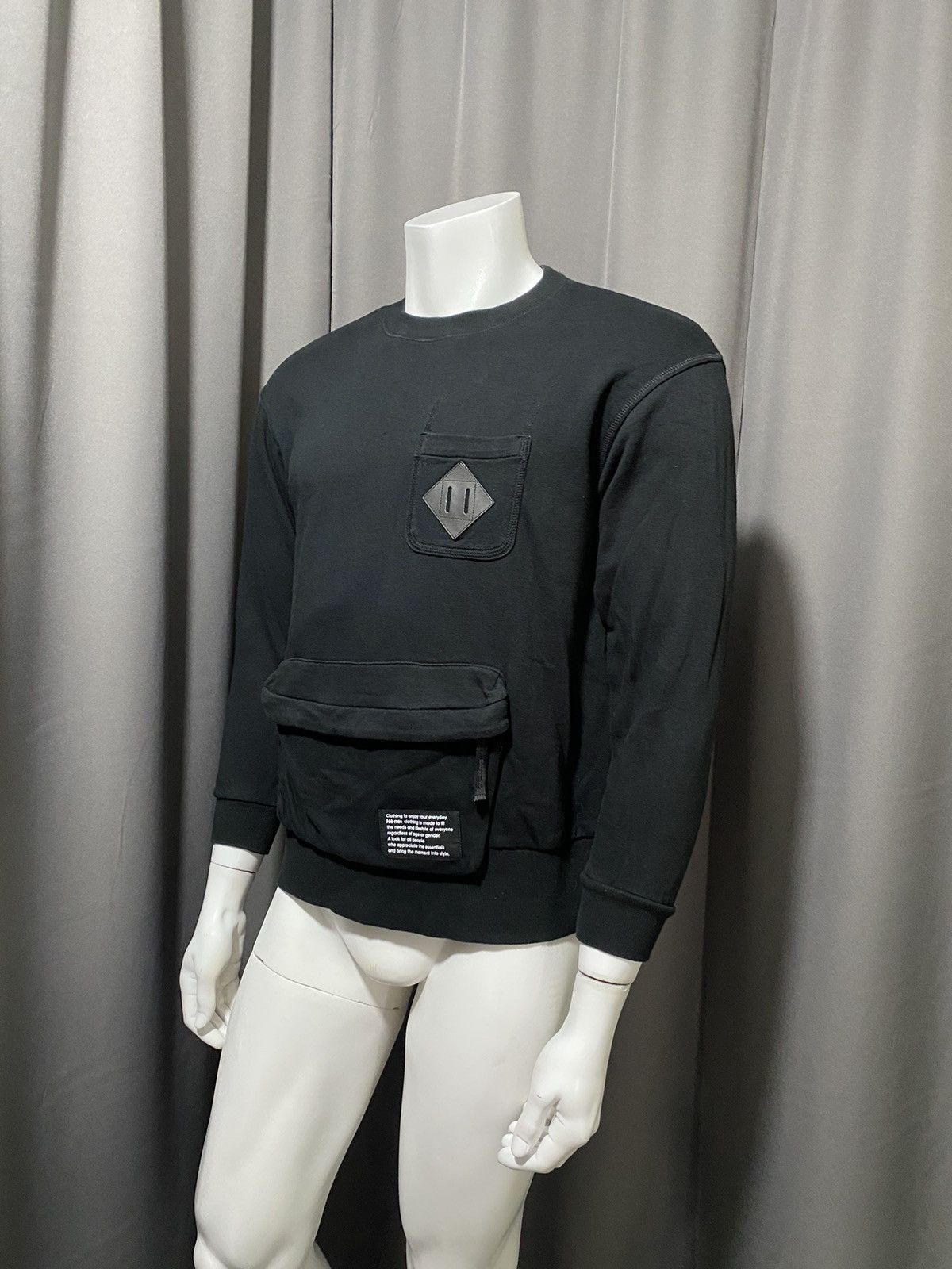 Issey Miyake × Ne-Net Ne-net- Kangaroo Pouch Crewneck Size US S / EU 44-46 / 1 - 3 Thumbnail