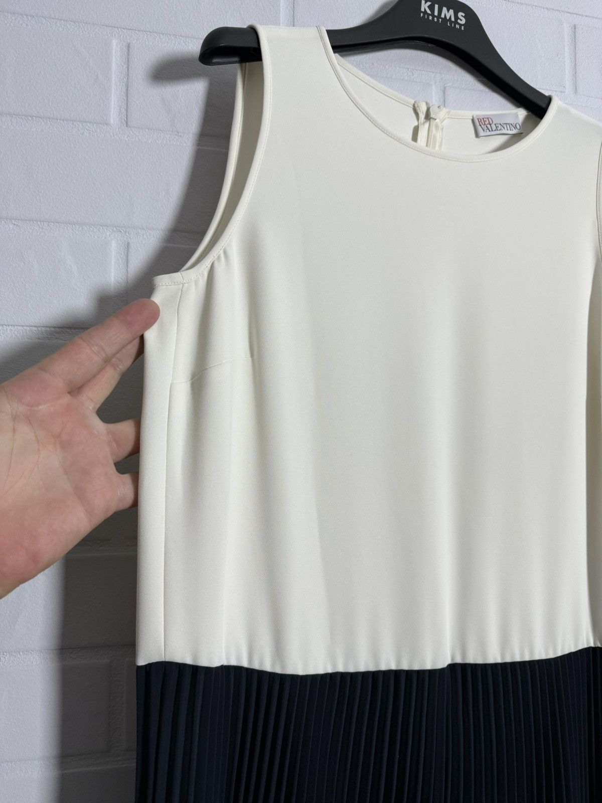 RED Valentino Red Valentino Women's Long Dress White\Blue Size 40 XS Size S / US 4 / IT 40 - 5 Thumbnail