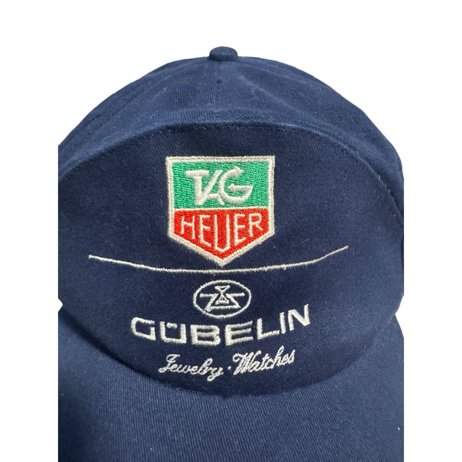 Tag Heuer VINTAGE Tag Heuer Hat Cap Trikora 90's Promo X Gübelin Baseball Cap Men One Size Blue Adjustable Size ONE SIZE - 4 Thumbnail