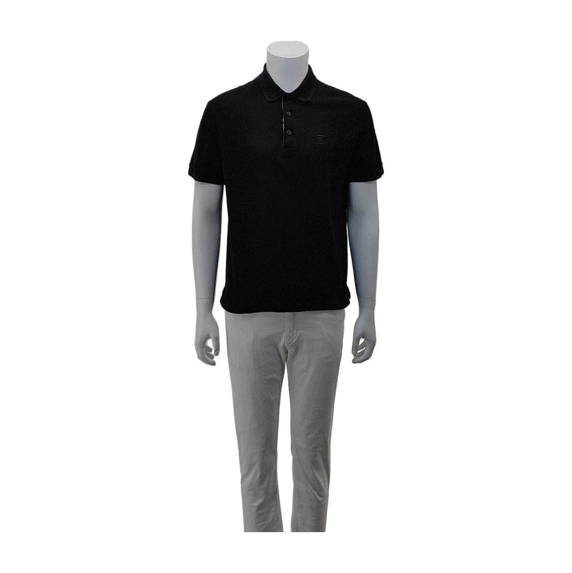 Burberry Burberry Cotton Logo Embroidered Polo Shirt Size M Size US M / EU 48-50 / 2 - 1 Thumbnail
