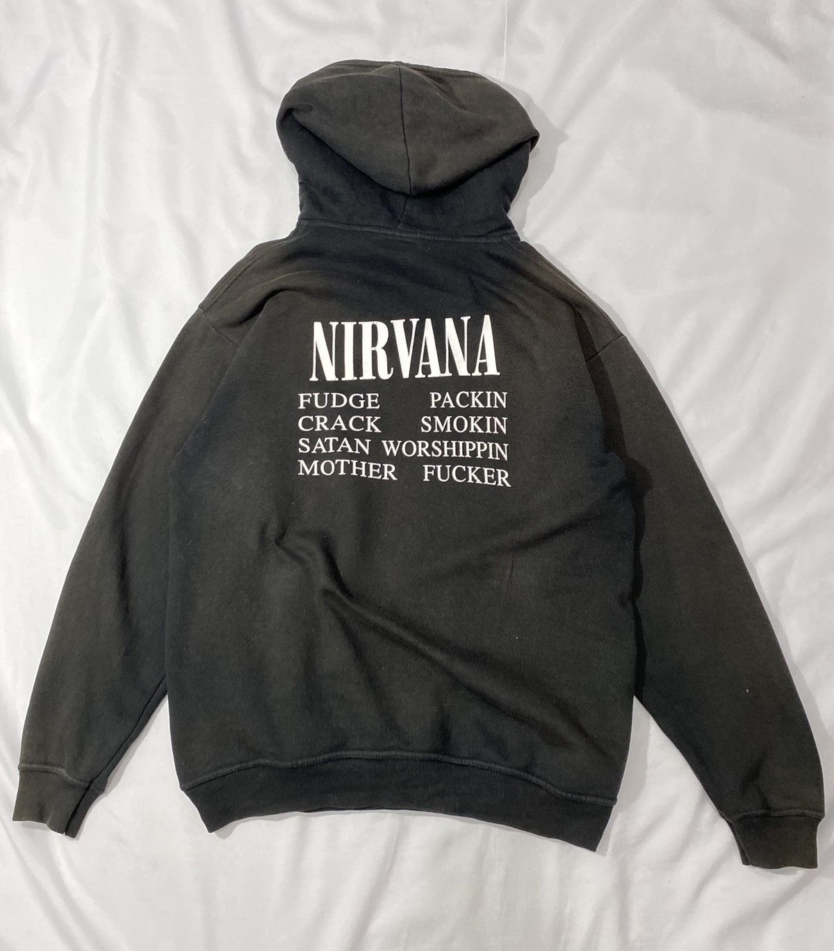 Vintage Vintage 1996 Nirvana Vestibule SunFaded Hoodie Promodoro Tag Size US M / EU 48-50 / 2 - 2 Thumbnail