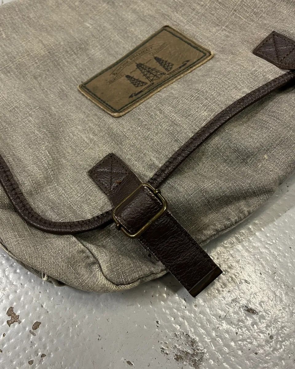 Dolce & Gabbana 2000s Dolce & Gabbana Grey Denim Strap Messenger Bag Size ONE SIZE - 5 Thumbnail