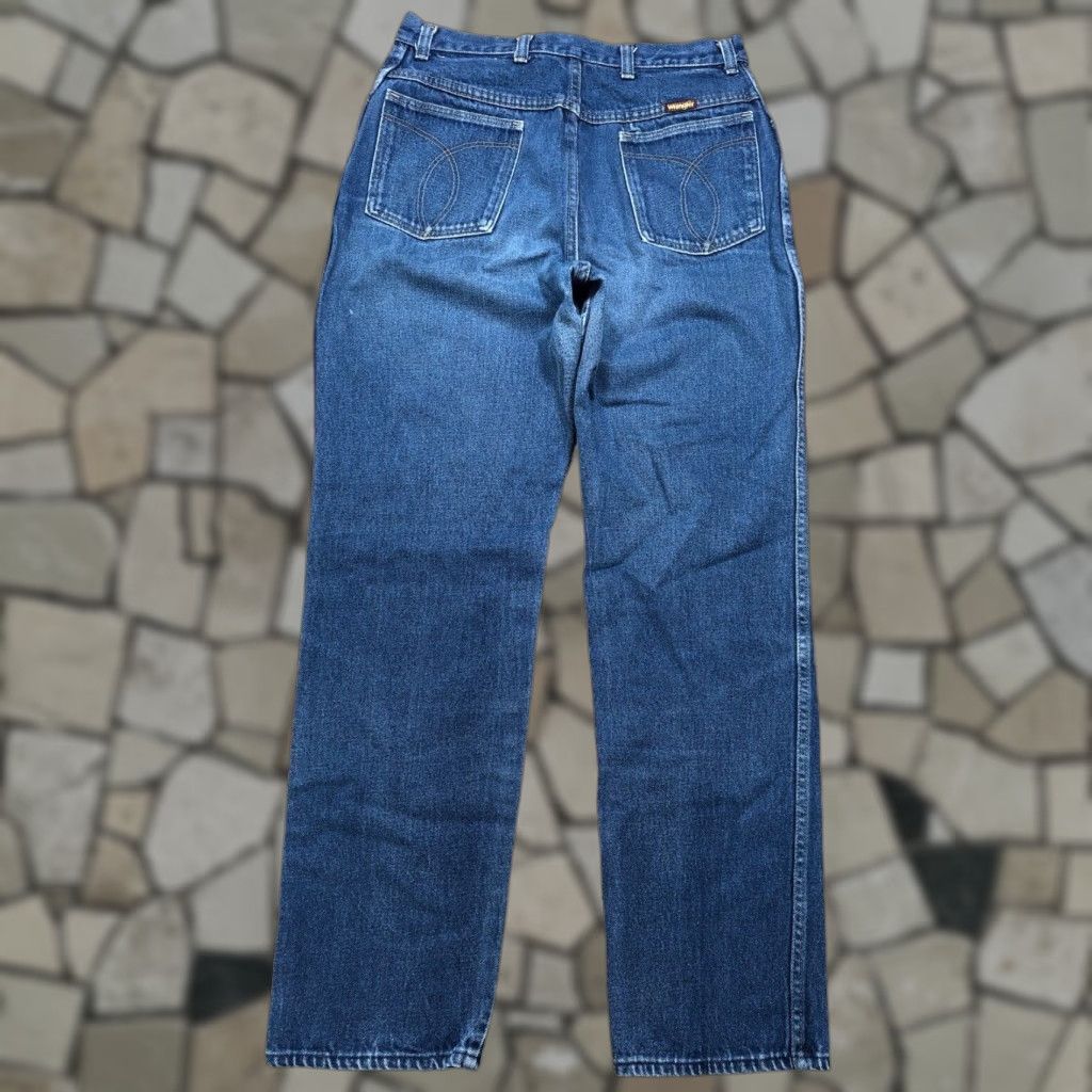 Wrangler VINTAGE Wrangler Jeans Denim Mom High Rise 1970s Talon USA Made Womens Tag 14 X 31 Size 30" / US 8 / IT 44 - 1 Thumbnail