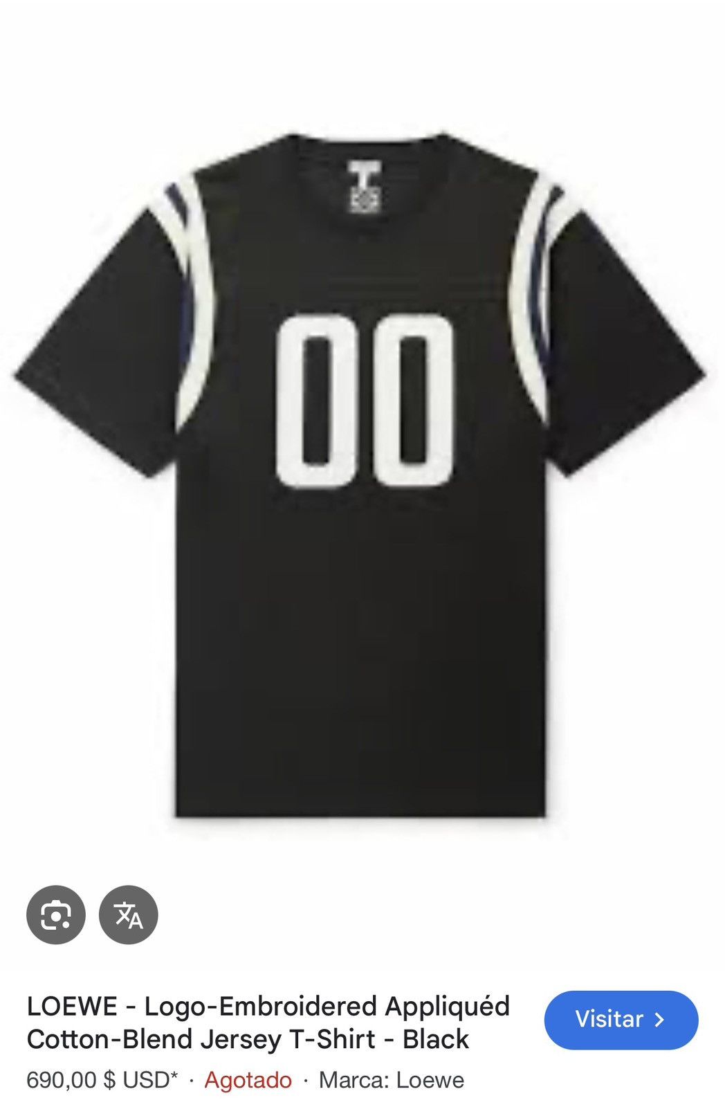 Loewe Loewe Cotton Football Jersey Size US L / EU 52-54 / 3 - 7 Thumbnail