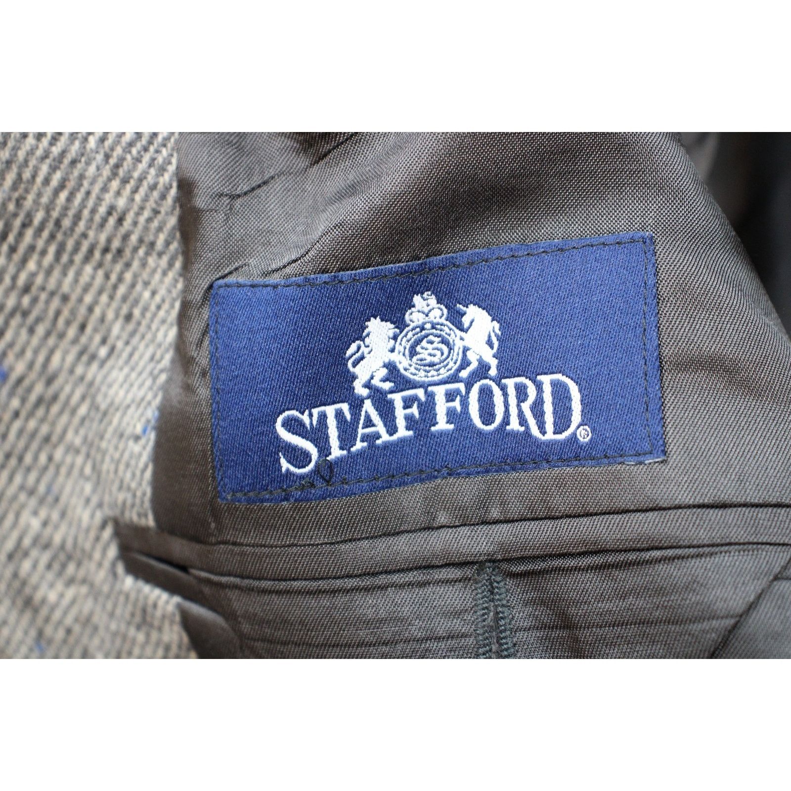 Stafford Stafford Blazer Men's Size 40S Single Breasted Notch Lapel Size 40S - 5 Thumbnail