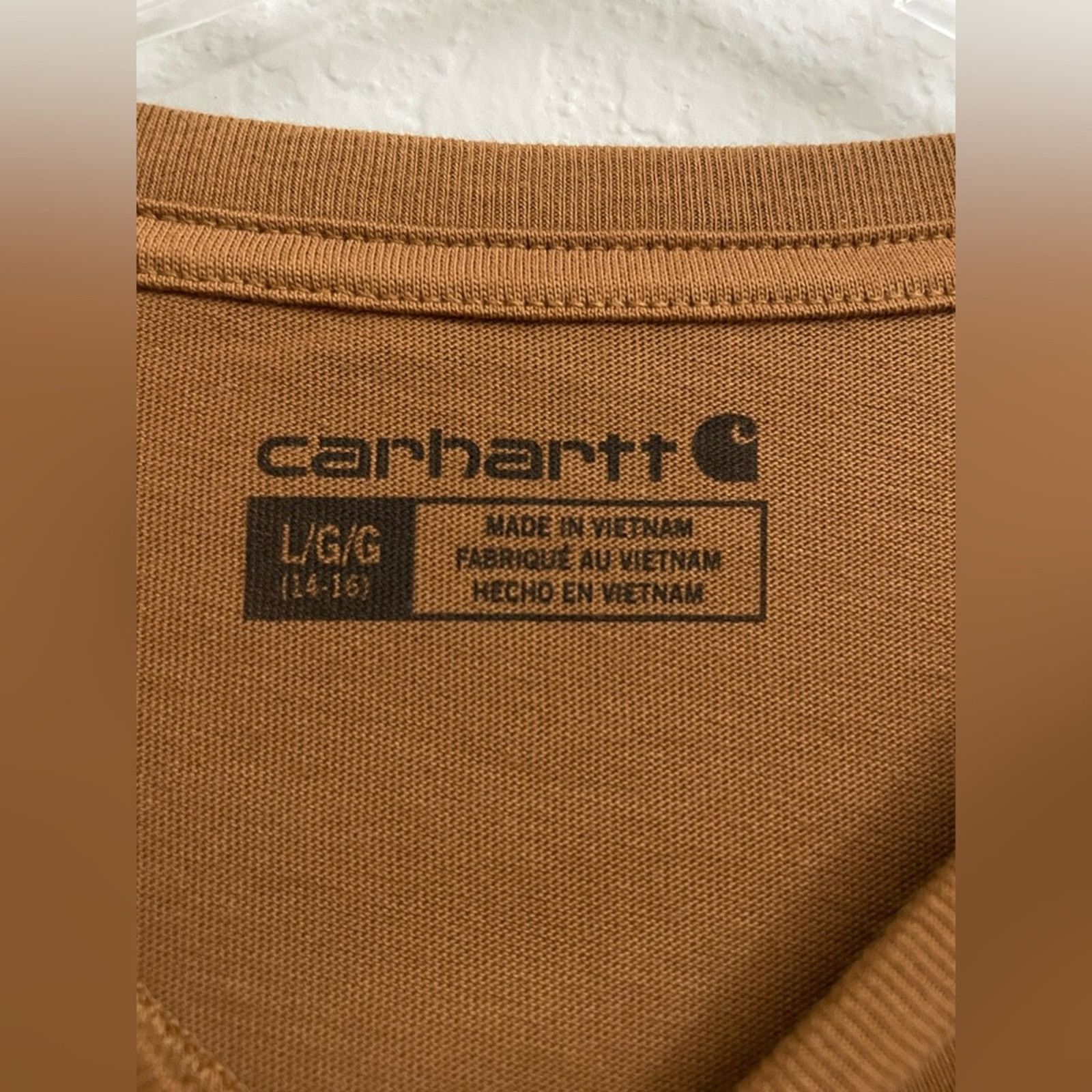 Carhartt Carhartt Boys L Long Sleeve Outdoor Graphic Tee Brown Size US S / EU 44-46 / 1 - 3 Thumbnail