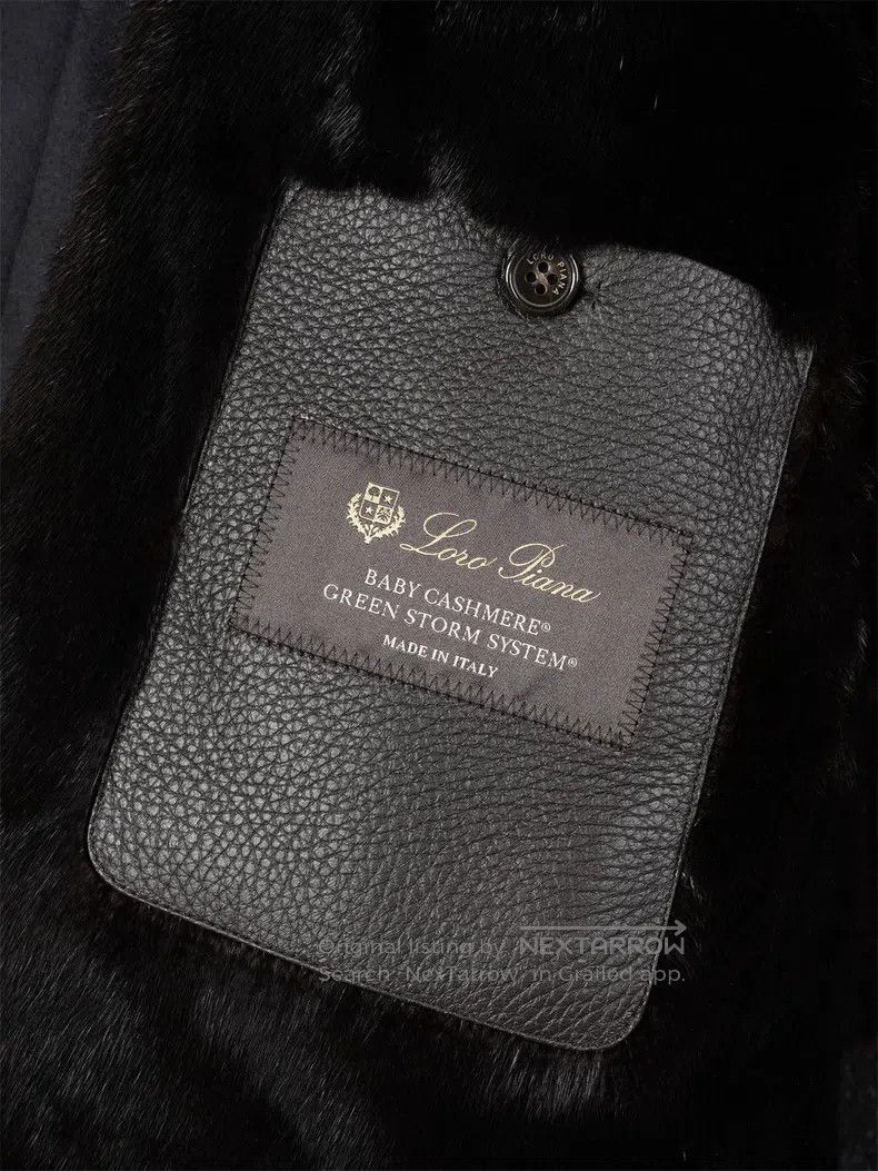 Loro Piana Loro Piana Men's Black Mink Fur Coat Size US M / EU 48-50 / 2 - 5 Thumbnail