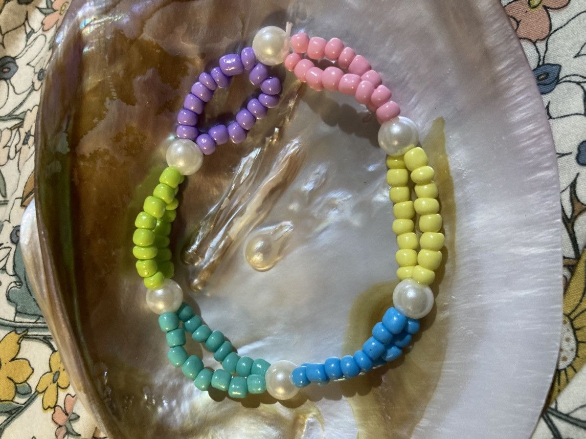 Other Pastel coloured double layered bracelet Size ONE SIZE - 1 Thumbnail