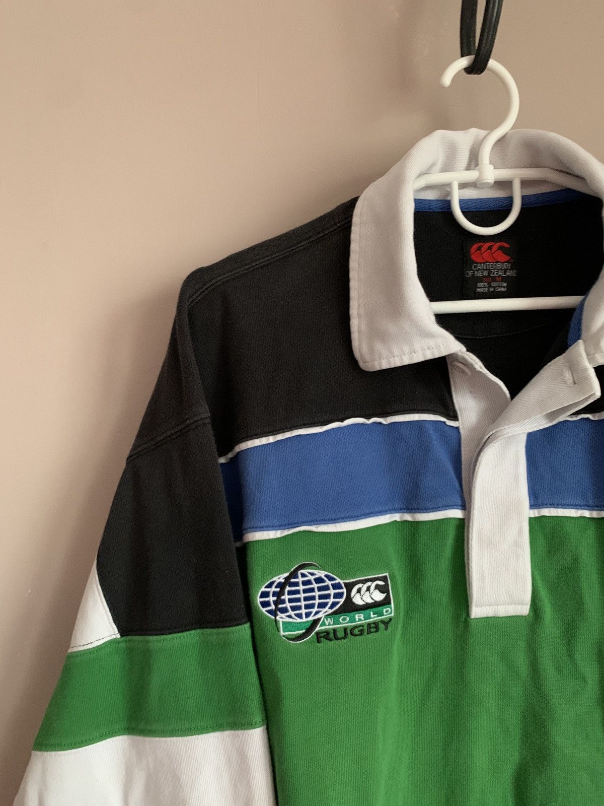 Canterbury of New Zealand Vintage Canterbury World Rugby Long Sleeve Shirt Retro Sz M Size US M / EU 48-50 / 2 - 3 Thumbnail
