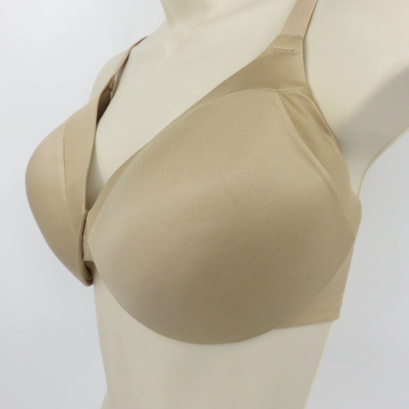 Vintage Maidenform Comfort Devotion Bra 40C Beige Lined Underwire T-Shirt Style Size ONE SIZE - 5 Thumbnail