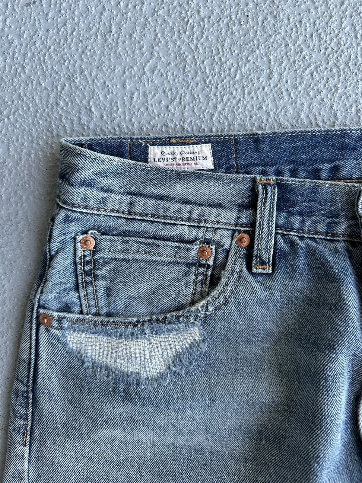 Levi's Levi's 551Z 1961 Vintage Inspired Authentic Straight Jeans Size US 31 - 3 Thumbnail
