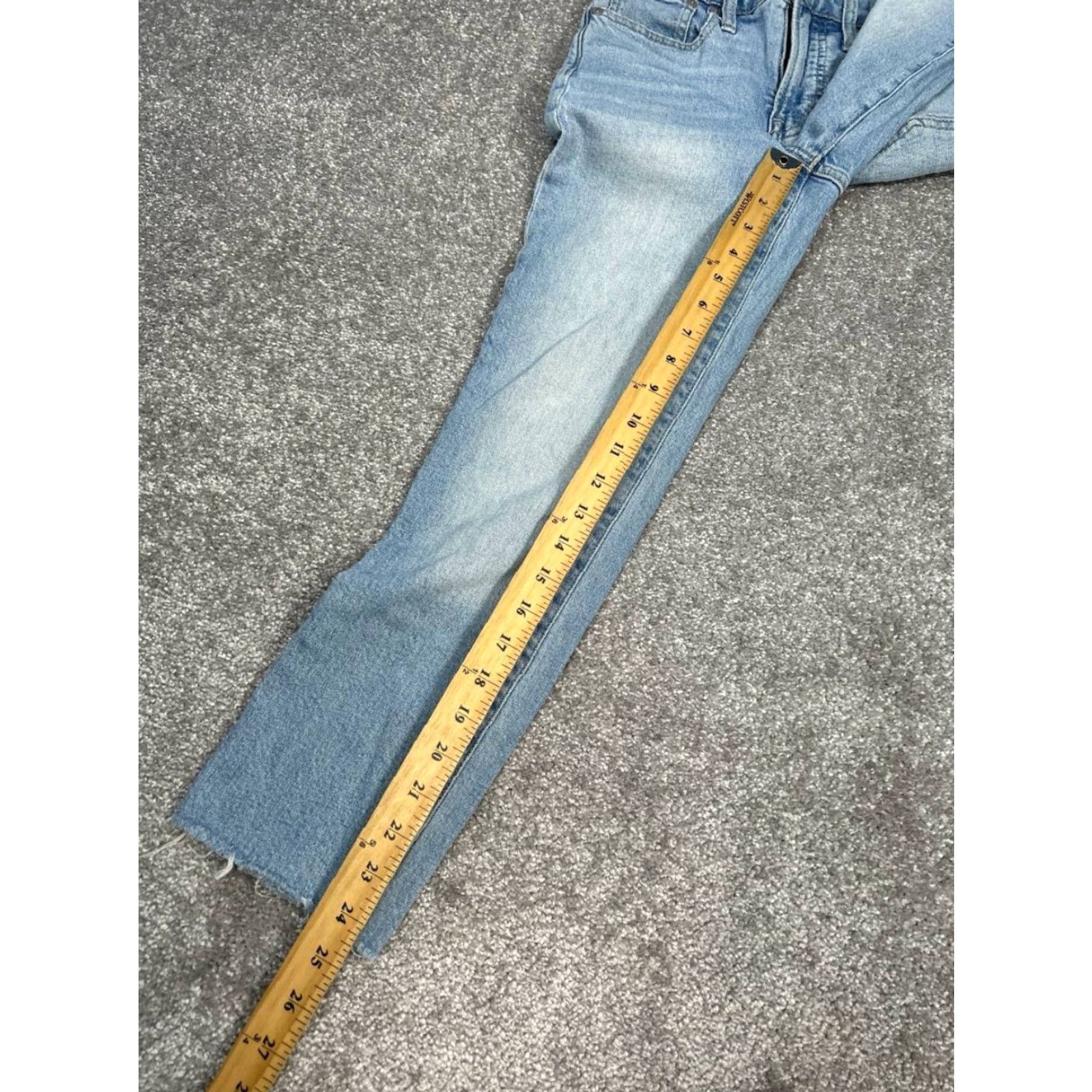 Madewell Madewell The Perfect Vintage Jeans Women 24x24 Blue Cotton Elastane Mid Straight Jeans Size 40" / US 18 - 3 Thumbnail