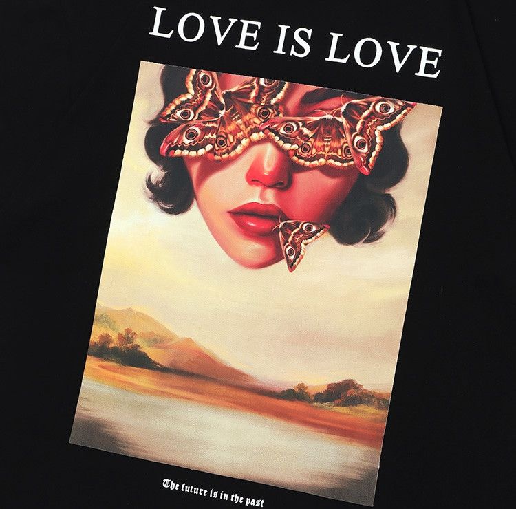 Japanese Brand × Vintage Love is Love Backhit Design Oversized Graphic Tees Size US M / EU 48-50 / 2 - 4 Thumbnail