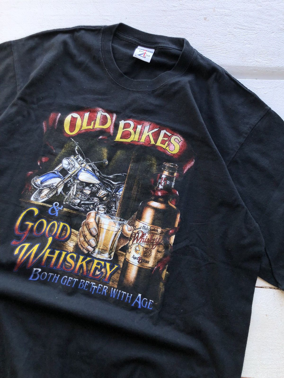 Vintage Harley-Davidson Old Bikes Vintage Big Logo T shirt Size US L / EU 52-54 / 3 - 2 Thumbnail